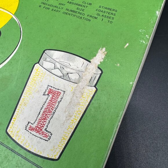 19th Hole Coaster Golf Club Cocktail Stirrer Set Vintage Japan Koozies Barware - Picture 6 of 8